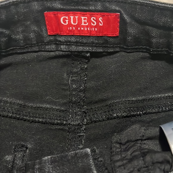 • Guess Los Angeles Black Ripped Skinny Embellished/bling Jeans - Picture 15 of 17